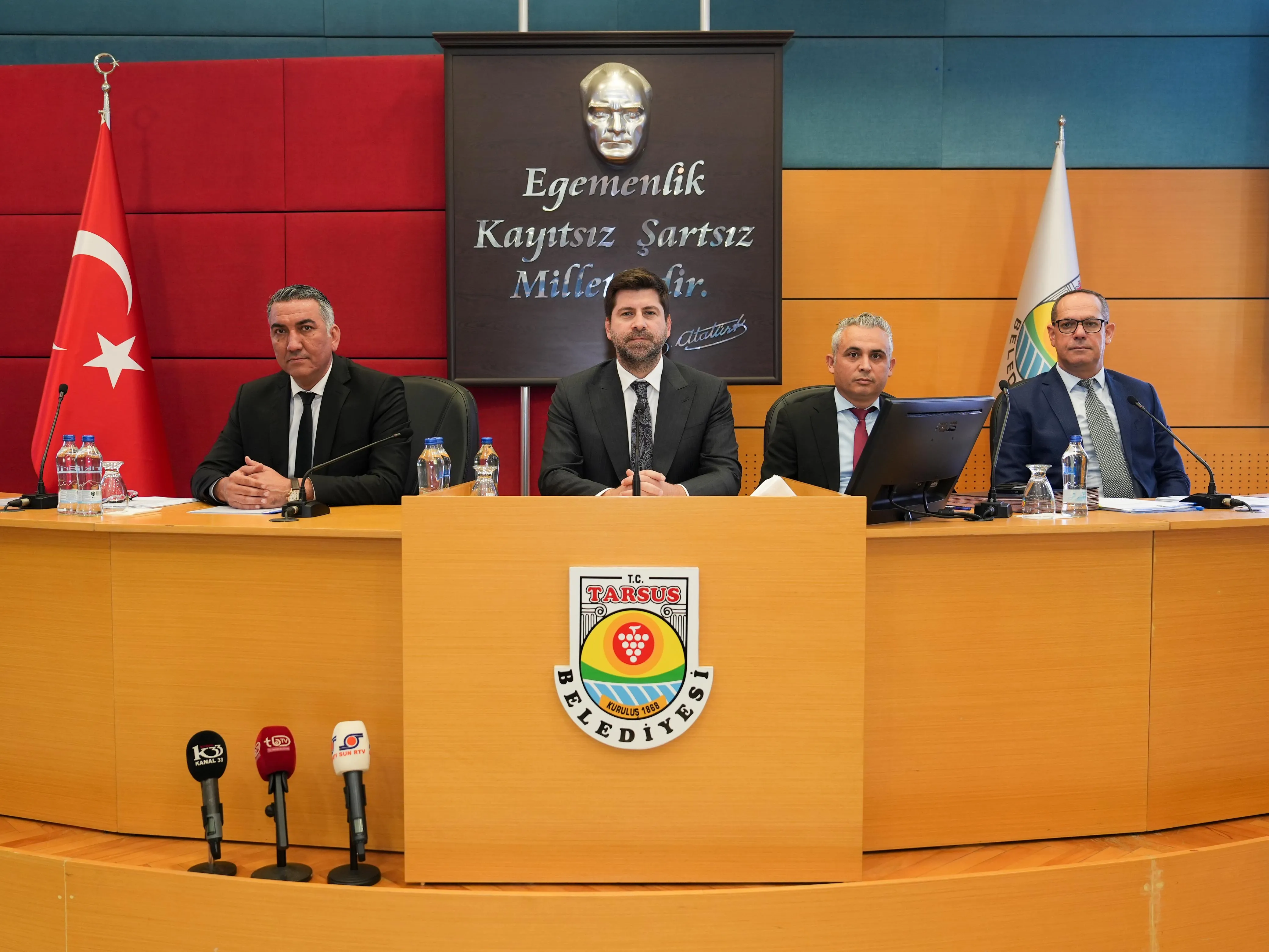TARSUS BELEDİYE MECLİSİ EKİM AYI OLAĞAN TOPLANTISI GERÇEKLEŞTİRİLDİ